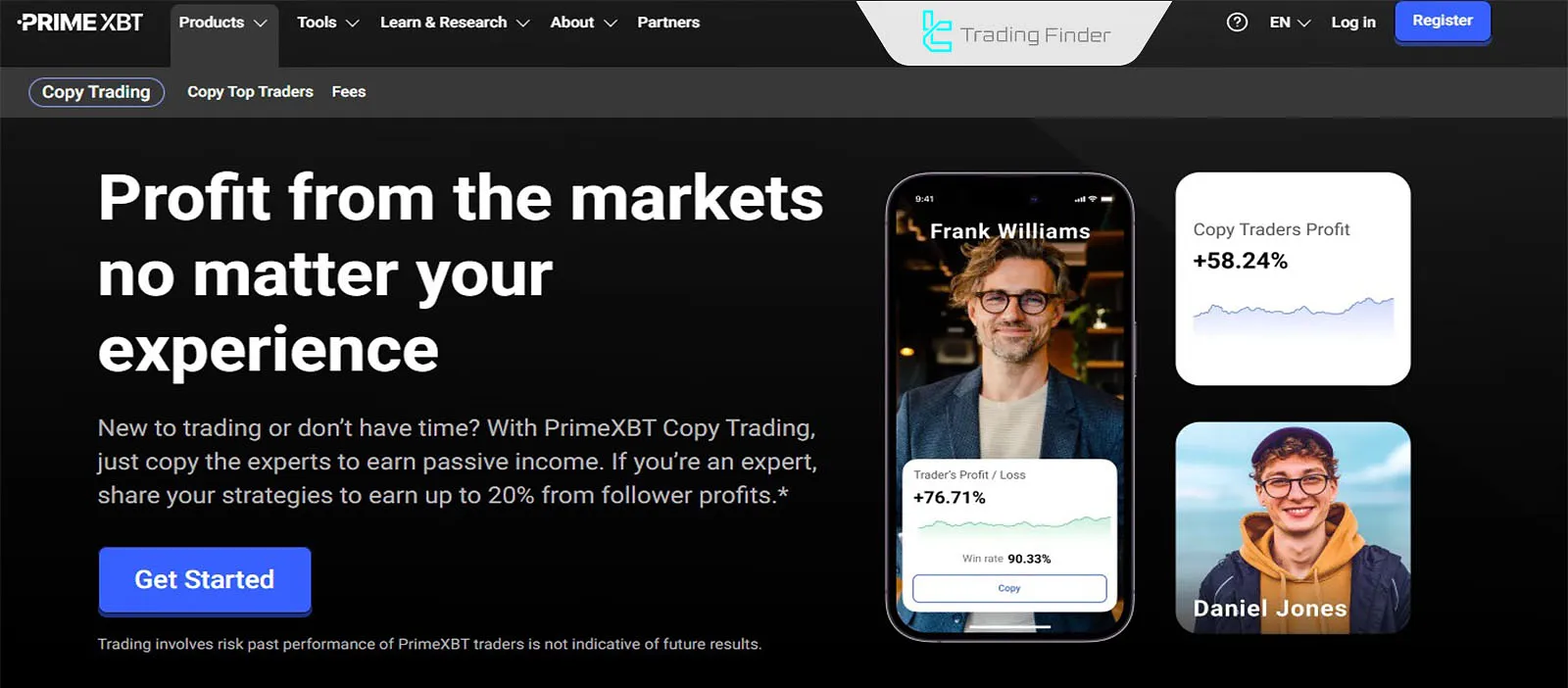 PrimeXBT Copy Trading Software